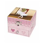 Coffret Musique Cube Danseuse en Tutu - Rose - Figurine Ballerine