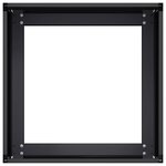 vidaXL Jardinière noir 40x40x30 cm acier