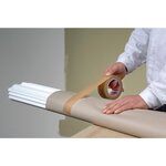 Lot de 3 rouleaux adhésifs polypropylènes 66 m x 50 mm marron tesa