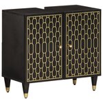 vidaXL Ensemble de meubles de salle de bain 4 Pièces bois manguier massif