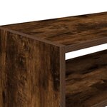 vidaXL Étagères à chaussures 2 Pièces empilable chêne fumé 60x30x30 5 cm