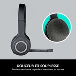 Logitech casque sans fil - h600