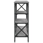 vidaXL Table console sonoma gris 180x29x76 5 cm bois d'ingénierie