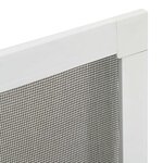 vidaXL Écran anti-insectes pour fenêtres Blanc 120 x 140 cm