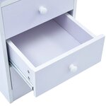 Bureau table poste de travail meuble d'ordinateur informatique étude pour enfants Inclinable blanc 02_0023931