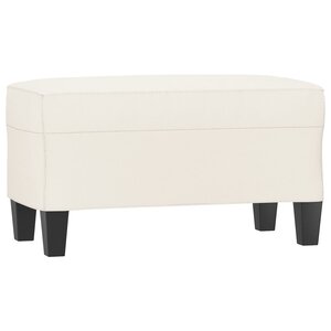 Banc banquette crème 70 x 35 x 41 cm synthétique 02_0010612