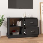 vidaXL Meuble TV noir 73x35 5x47 5 cm bois d'ingénierie