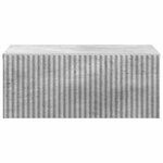 vidaXL Cabinet de chevet mural 2 Pièces Gris béton 49 x 34 5 x 20 cm