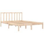 vidaXL Cadre de lit Bois de pin massif 160x200 cm