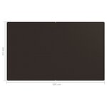 vidaXL Tapis de tente 300x500 cm Marron