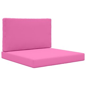 vidaXL Coussin de canapé d'extérieur Polyester Rose 80 x 80 cm