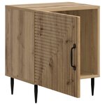 vidaXL Cabinet de chevet 2 pc Chêne artisanal 43 x 34 5 x 50 cm