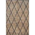 Tapis en chanvre charbon  larson 230 x 160 cm