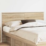 vidaXL Tête de lit Chêne Sonoma 150 cm Bois d'ingénierie