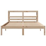 vidaXL Cadre de lit sans matelas 140x200 cm bois massif de pin