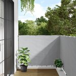 vidaXL Écran d'intimité de balcon gris 500x120 cm PVC