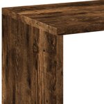 vidaXL Étagère séparatrice de pièce chêne fumé 102x29x103 5 cm