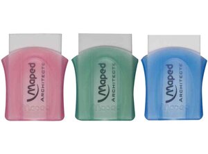 Gomme en plastique Architecte, blanc MAPED