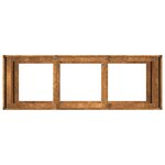 vidaXL Jardinière rouillé 120x40x80 cm acier inoxydable
