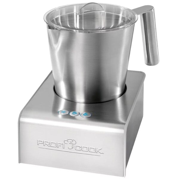 Proficook mousseur à lait 600 w 500 ml argenté pc-ms 1032