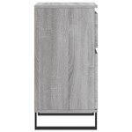 vidaXL Buffet sonoma gris 40x35x70 cm bois d'ingénierie