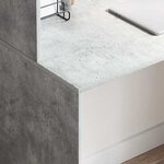 vidaXL Bureau Gris béton 102 x 50 x 124 cm Bois d'ingénierie