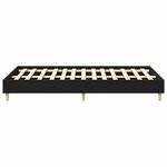 vidaXL Cadre de lit Chêne noir 135 x 190 cm Bois d'ingénierie