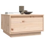 vidaXL Table basse 55x56x32 cm Bois massif de pin