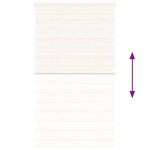 vidaXL Store zèbre beige marbré largeur du tissu 115 9 cm polyester
