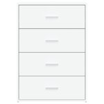 vidaXL Buffets 2 Pièces blanc 60x31x84 cm bois d'ingénierie