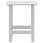 vidaXL Table d'appoint Adirondack Blanc 38 x 38 x 46 cm HDPE