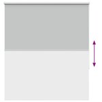 vidaXL Store enrouleur occultant café 130x175cm largeur du tissu