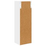 vidaXL Armoire murale de salle de bain Blanc 20 x 16 x 62 5 cm