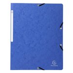 Chemise à élastique sans rabat carte lustrée 400gm2 - A4 - Couleurs assorties x 50 EXACOMPTA