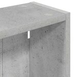 vidaXL Armoire murale de salle de bain Gris Béton 30 x 14 x 70 cm