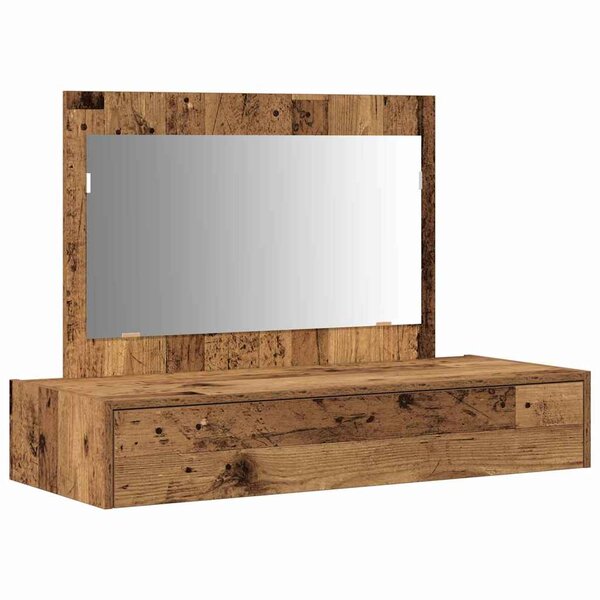 vidaXL Table de Toilette Marron 100 x 40 x 70 cm Bois d'ingénierie