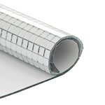 vidaXL Carreau de miroir mosaïque 12 Pièces Argent 30 x 30 cm Verre