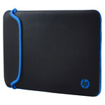 Étui de protection (Housse) HP pour ordinateur portable 14" max réversible (Noir / Bleu)