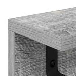 vidaXL Porte-manteau mural Sonoma gris 80 x 10.5 x 10.5 cm