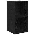 vidaXL Ensemble de meubles TV 4 Pièces Chêne noir 37 x 37 x 72 cm