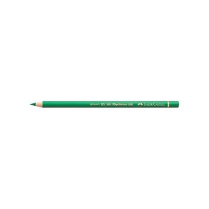 Crayon de couleur polychromos mine 3 8mm à l'huile vert emeraude x 6 faber-castell