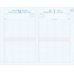 Agenda Journalier La Journée planifiée 21 plastique 210x135 mm Noir EXACOMPTA