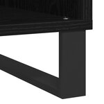 vidaXL Meuble d'enregistrement Chêne noir 84 5x38x90 cm Bois d'ingénierie
