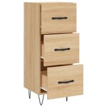 vidaXL Buffet Chêne sonoma 34 5x34x90 cm Bois d'ingénierie