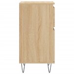 vidaXL Buffets 2 Pièces chêne sonoma 40x35x70 cm bois d'ingénierie