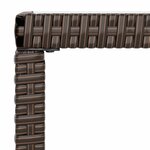 vidaXL Salon de jardin 4 Pièces avec coussins Marron Résine tressée