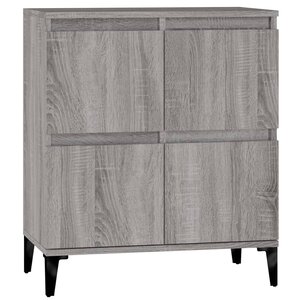 vidaXL Buffet Sonoma gris 60x35x70 cm Bois d'ingénierie