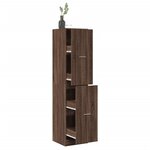 vidaXL Armoire apothicaire chêne marron 40x41x174 5 cm bois ingénierie