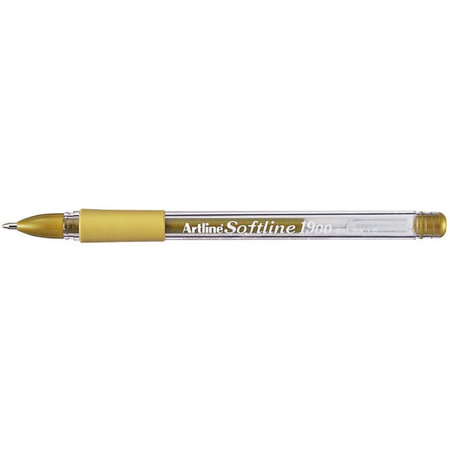 Stylo bille - encre gel - pointe fine - or - softline - artline