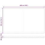 vidaXL Auvent rétractable automatique bordeaux 300x250 cm